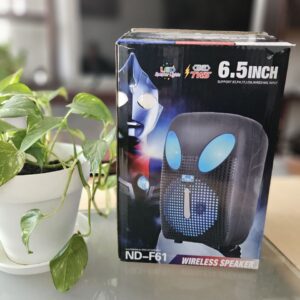 ALTAVOZ DE 80W | BLUETOOTH | USB | LED | RECARGABLE