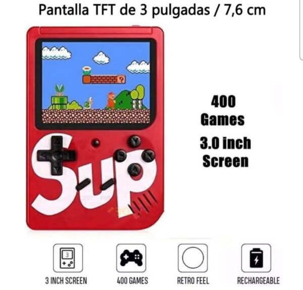 CONSOLA DE JUEGO PORTATIL 400 EN 1 - Imagen 2