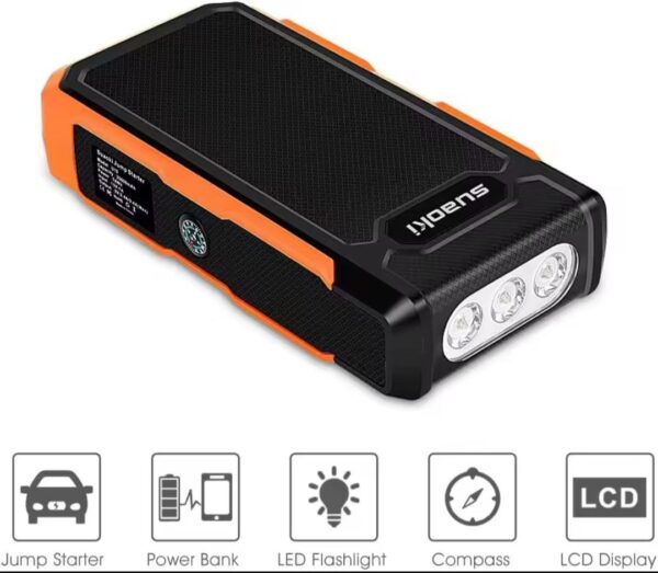 ARRANCADOR COCHE  SUAOKY 20.000 mAh - 800A - Imagen 3