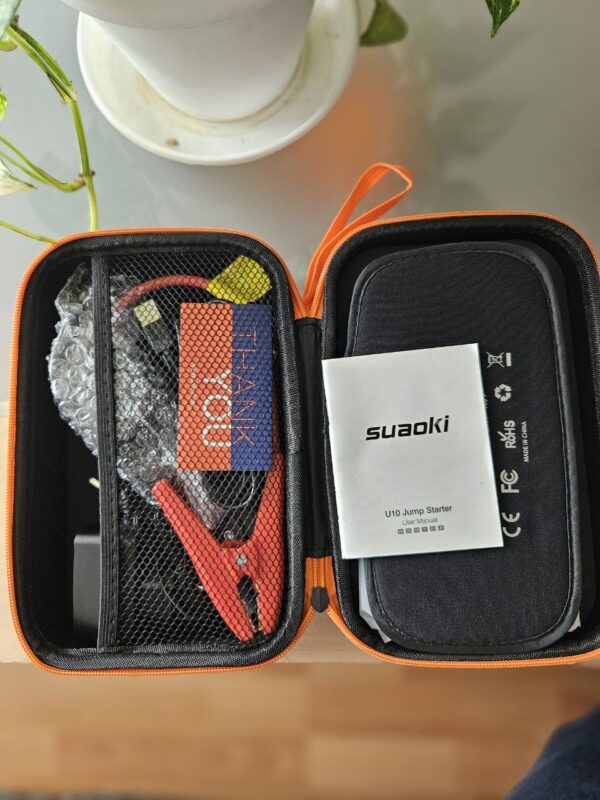ARRANCADOR COCHE  SUAOKY 20.000 mAh - 800A - Imagen 9